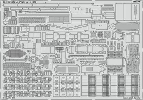 (SO) 1/350 Eduard USS Nimitz CVN-68 part 60 Photo Etch