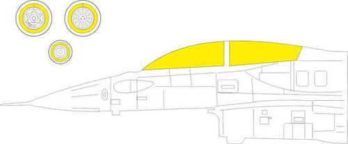 (SO) 1/48 Eduard Mask F-16D Block 30/40/50 for Kinetic