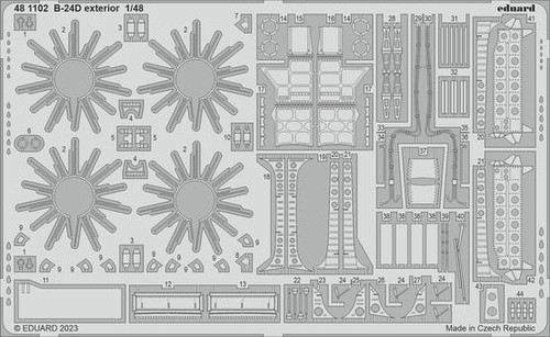 (SO) 1/48 Eduard B-24D exterior - Revell