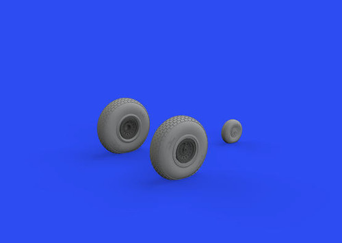 (SO) 1/48 Eduard Brassin B-17 wheels block tread for HKM