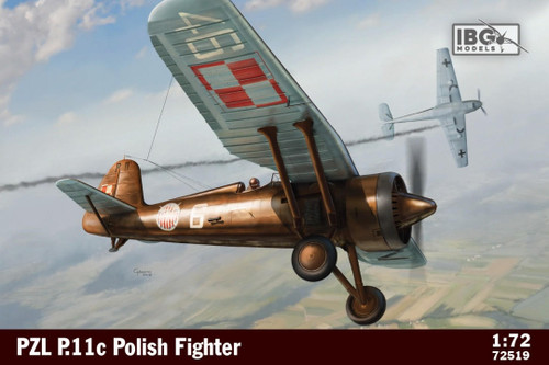 (SO) 1/72 IBG PZL P.11c Polish Fighter Plane
