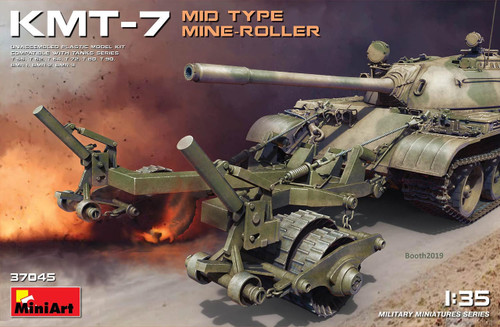 (SO) 1/35 Miniart KMT-7 Mid Type Mine-Roller