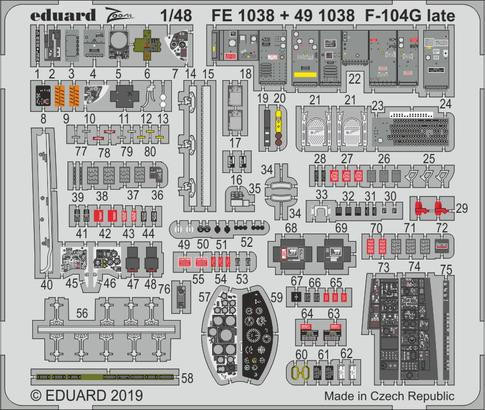 (SO) 1/48 Eduard F-104G late for Kinetic