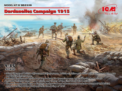 (SO) 1/35 ICM Dardanelles Campaign 1915 Figure Set