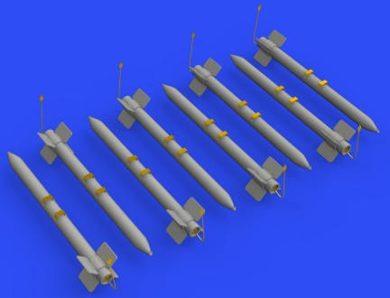 (SO) 1/32 Eduard HVAR Rockets (PE & Resin)