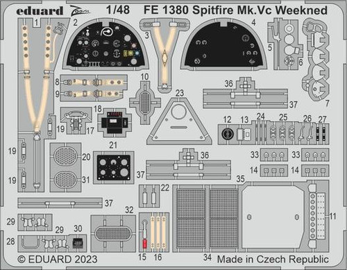 (SO) 1/48 Eduard Spitfire Mk.Vc Weekend FE1380
