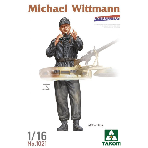 (SO) 1/16 Takom Michael Wittman Figure Plastic Model Kit