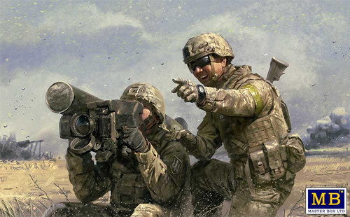 (SO) 1/35 Masterbox Ukrainian Anti-Tank Crew Figure Set