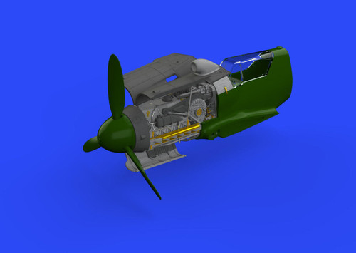 (SO) 1/48 Eduard Bf 109G-10 WNF engine Brassin