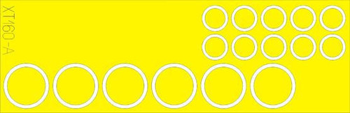 (SO) 1/35 Eduard Mask M-26 wheel masks for Hobby Boss