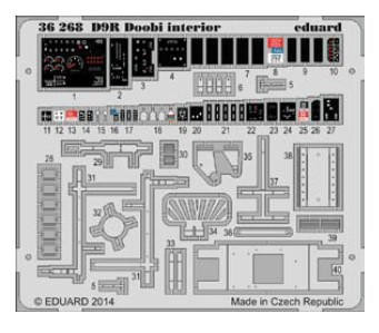 (SO) 1/35 Eduard Armor Doobi Interior for MEN (Pre-Painted)