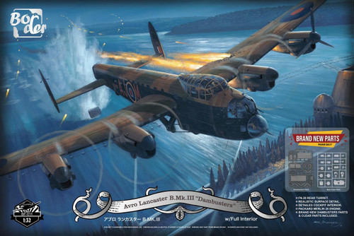 (SO) 1/32 Border Model Avro Lancaster B Mk.III Dambusters with Full Interior