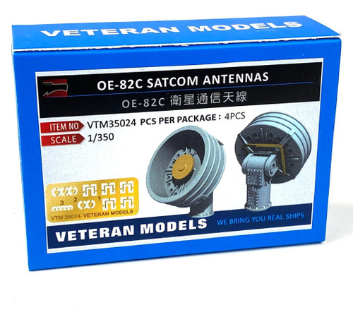 (SO) 1/350 Veteran Models OE-82C SATCOM Antennas
