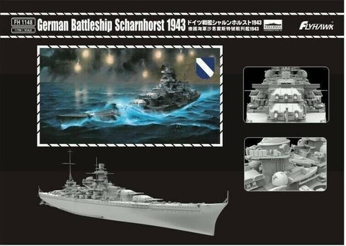 (SO) 1/700 Flyhawk Models German Battleship Scharnhorst 1943