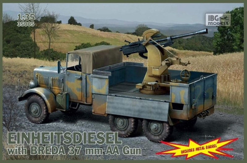(SO) 1/35 IBG Einheitsdiesel with Breda 37mm AA gun