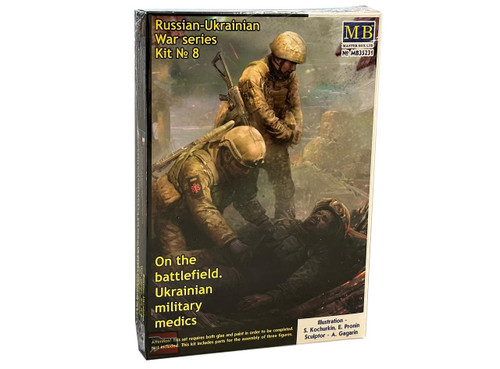 (SO) 1/35 Master Box On The Battlefield Ukrainian Medics Figure Set Kit