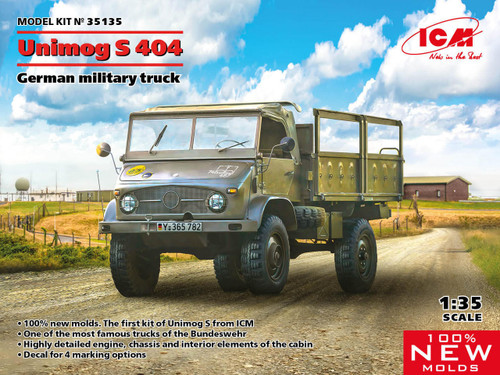 (SO) 1/35 ICM German Unimog S 404 German Military Truck