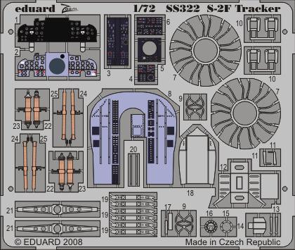 (SO) 1/72 Eduard S-2F for Hasegawa