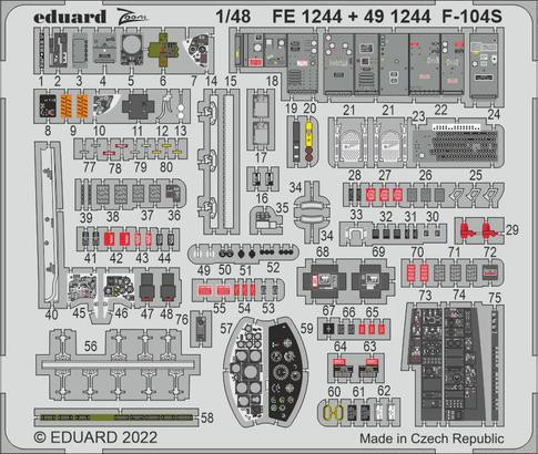 (SO) 1/48 Eduard F-104S for Kinetic