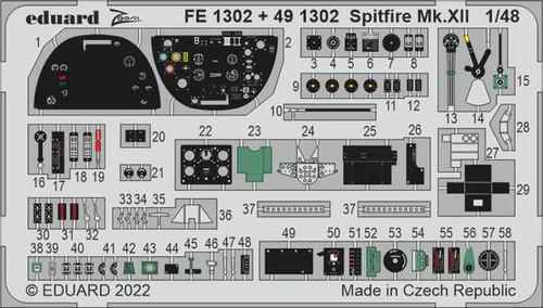 (SO) 1/48 Eduard Spitfire Mk.XII for Airfix
