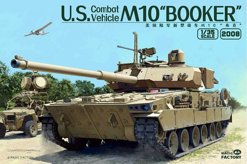 (SO) 1/35 Magic Factory M10 Booker US Combat Vehicle Plastic Model Kit