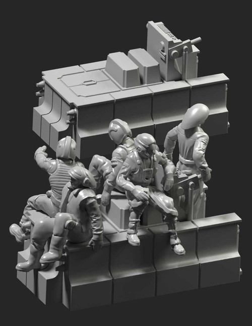 (SO) Green Strawberry Combo Pack Hangar transporter with crew