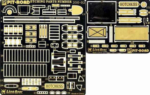 (SO) 1/35 Pitroad PE for H38/H39 Hotchkiss