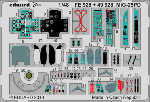 (SO) 1/48 Eduard MiG-25PD for ICM