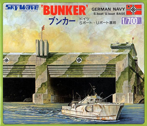 (SO) 1/700 Pitroad Bunker (German Navy S-boat U-boat Base)