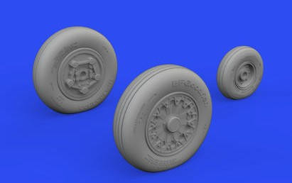 (SO) 1/48 Eduard F-15A/B Wheels for LNR (Mask & Resin)