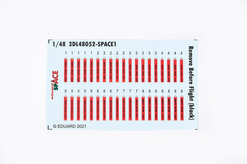 (SO) 1/48 Eduard Remove Before Flight (black) Space