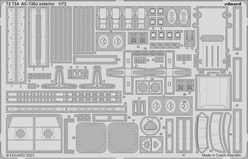 (SO) 1/72 Eduard AC-130J exterior