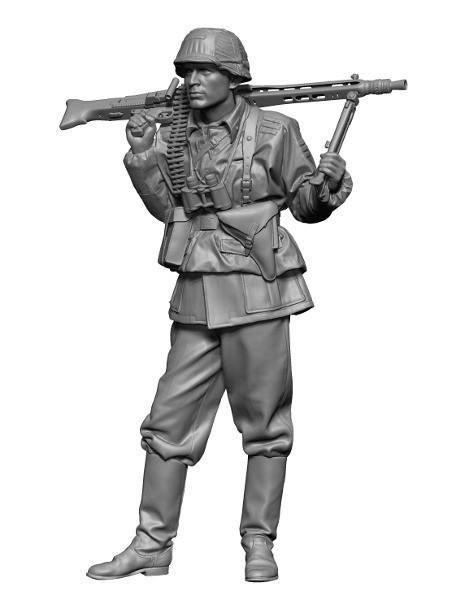 (SO) 1/16 H3 Models WWII German mg42 Gunner