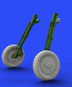 (SO) 1/48 Eduard Bf109G6 Wheels (Resin)