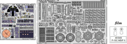 (SO) 1/48 Eduard F-15C MSIP II Interior for LNR (Pre-Painted)