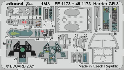(SO) 1/48 Eduard Harrier GR.3 for Kinetic