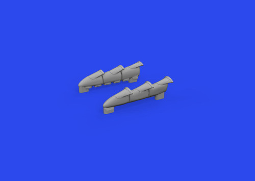 (SO) 1/48 Eduard Hurricane Mk.II exhaust fishtail PRINT