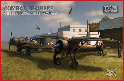(SO) 1/72 IBG COMBAT TRAINERS 2 in 1: PZL P.11a and PZL.23A Karas