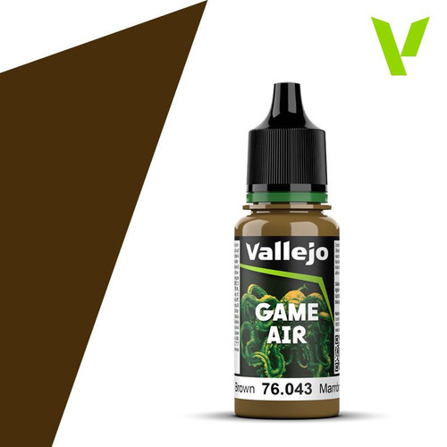 (SO) Vallejo Game Air Beasty Brown 18ml Paint Bottle