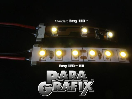 (SO) Yellow Easy LED HD - 0.3m long, 36 LEDs, 9-12 volts