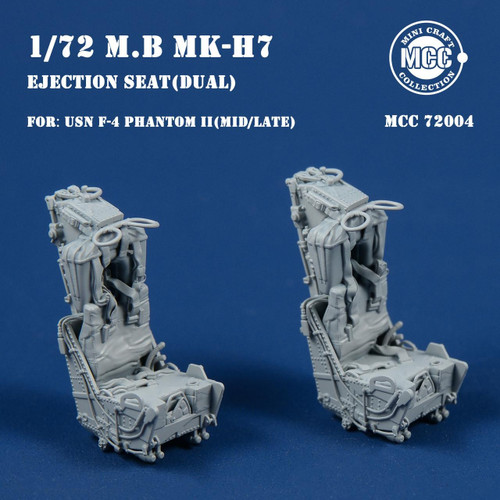 (SO) 1/72 Mini Craft Collection M.B MK.H7 Ejection Seats for F-4 Phantom II Navy variants (2pcs)