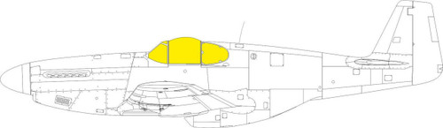 (SO) 1/48 Eduard P-51B/C Malcolm Hood canopy Tface