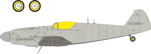 (SO) 1/48 Eduard S-199 bubble canopy TFace MASK for EDUARD