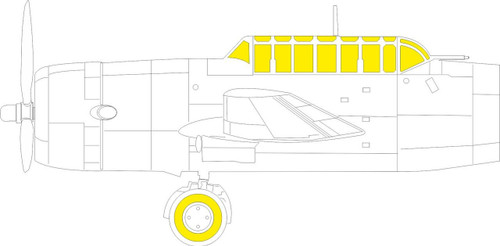(SO) 1/72 Eduard Vengeance Mk.II MASK for DORA WINGS kit
