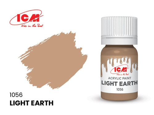 (SO) ICM Acrylic Paint - Light Earth 12ml Bottle