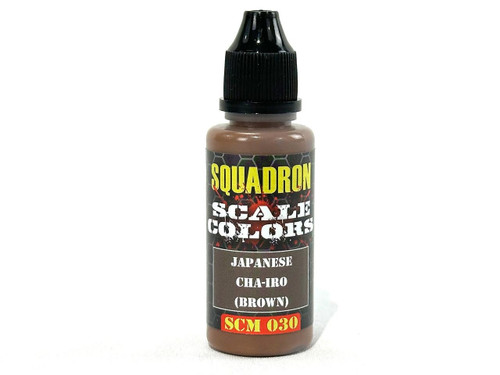 (SO) Squadron Colors Japanese Cha-Iro (Brown) Acrylic Airbrush Paint (15ml Bottle)
