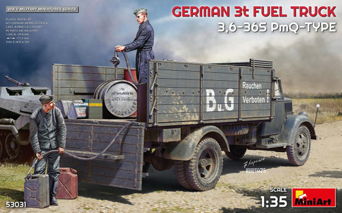 (SO) 1/35 Miniart German 3T Fuel Truck 3.6-36s PmQ-TYPE Plastic Model Kit
