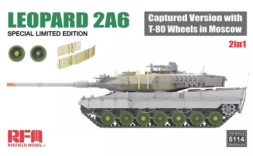 (SO) 1/35 Ryefield Leopard 2A6 Captured Plastic Model Kit