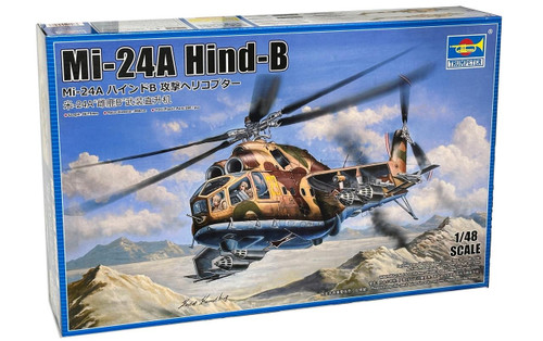 (SO) 1/48 Trumpeter Mi-24A Hind B Plastic Model Kit