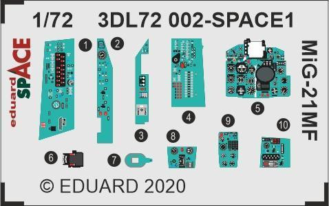(SO) 1/72 Eduard MiG-21MF SPACE for EDUARD